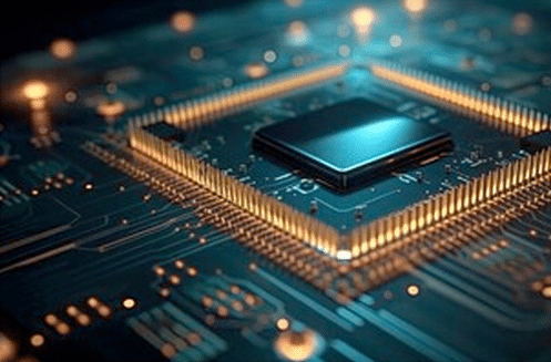 closeup to chip processor