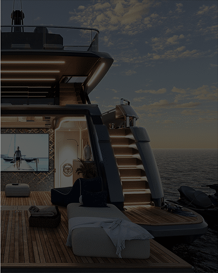 Luxurious yatch